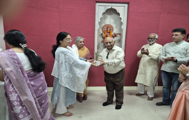 Image of Three-day exhibition of miniature paintings based on Ragmala organized by the singing department of Bhatkhande Sanskriti University